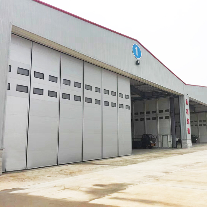 Round The Corner Hangar Door